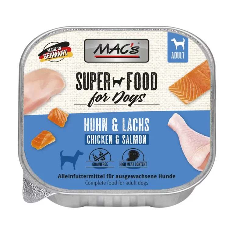 Schalen | Adult | Mac´s Dog | Huhn & Lachs 150g