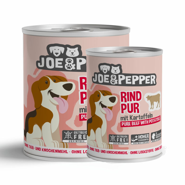 Dosen | Adult | Joe & Pepper Dog | Rind pur mit Kartoffel